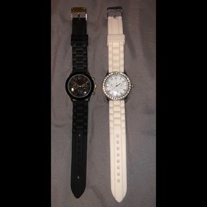 White & black watch